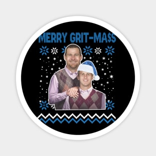 Dan Campbell  Jared Goff Merry Grit-Mas Magnet